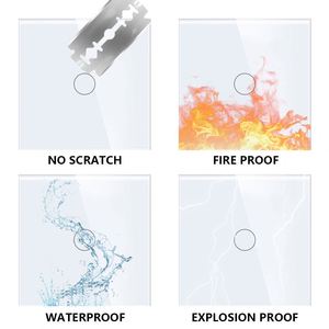 Tuya EU Wifi + RF 1 băng đảng nhà thông minh app điều khiển từ xa bằng giọng nói 220V ánh sáng Tempered Glass cảm ứng Wifi tuya tường công tắc điện - Product Image 2