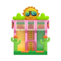 Toboggan gonflable en PVC WOLONG pour enfants - Utilisation intérieure/extérieure