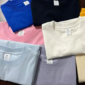 China Groothandel Op Maat Heren Kleding Tshirt Label Drop Shoulder T-Shirt