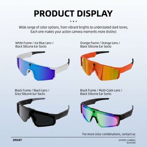 Custom Logo Smart AI Glasses Full Function AI Assistant 1080P HD Video IPX-5 Waterproof Magnetic Charging <b>Phone</b> Call Music - Product Image 3