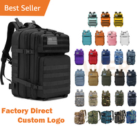 Sac à dos tactique pour hommes Sac personnalisé Messenger Module extérieur Mochila Taticas 45L Sacs de randonnée Oxford Sacs à dos tactiques pour hommes