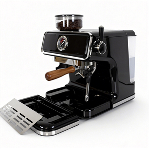 <span class=keywords><strong>Cafetera</strong></span> de Alta Presión de 20 Bares con Molinillo y Vaporizador de Leche, <span class=keywords><strong>Cafetera</strong></span> <span class=keywords><strong>Espresso</strong></span> Semiautomática para Uso Doméstico o Comercial OEM - Product Image 4