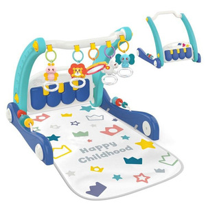 <span class=keywords><strong>Gimnasio</strong></span> de Actividades Todo en Uno para Bebés, Andador, Alfombra de Juego con Piano y Juguetes Educativos, ABS No Tóxico, Juego Sensorial Interactivo para 0-24 Meses - Product Image 1
