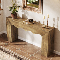Table console rétro de style campagnard français, table console simple et luxueuse, buffet décoratif pour couloir, salon