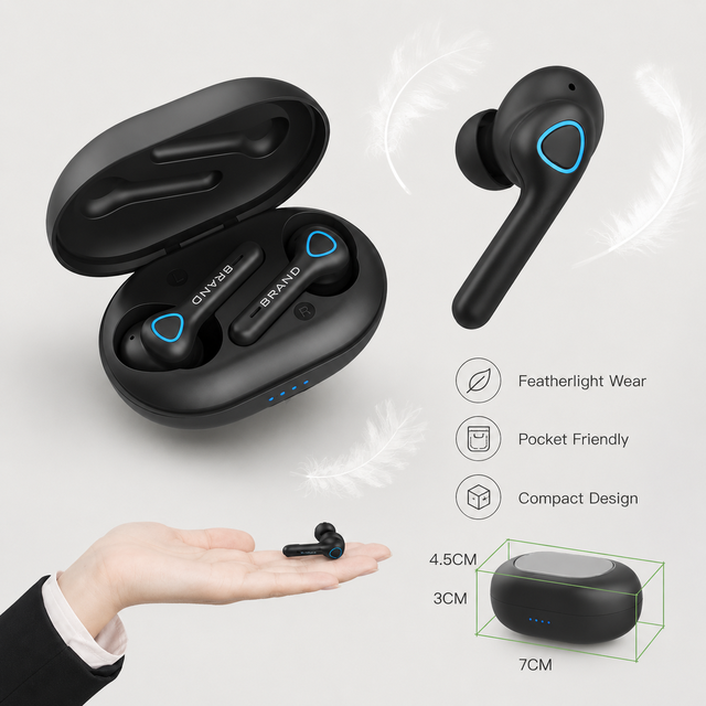The Best-selling True Wireless Bluetooth Earphones with Intelligent Noise Cancelling TWS Manufacturer