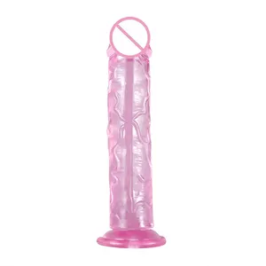 Высокое качество большой ручной пенис присоска секс-игрушки изогнутый пенис для мастурбации пенис для женщин Анальная расширяющая пробка