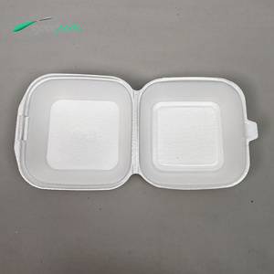 Thực phẩm cấp dùng một lần tái chế bọt nhựa vỏ sò Take-out Hộp Ăn Trưa <span class=keywords><strong>Hamburger</strong></span> gà vuông <span class=keywords><strong>container</strong></span> thực phẩm - Product Image 2
