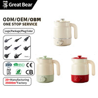 Bouilloire Électrique Great Bear 27oz, Tasse à Thé Intelligente en Acier Inoxydable, Mini Tasse Chauffante pour Boissons avec Fonction Maintien au Chaud
