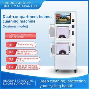 Machine de nettoyage de casques pour hôtels, stations de métro et centres commerciaux, acceptant les paiements par carte de crédit - Product Image 6