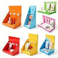 Boîte de présentation de comptoir en carton ondulé recyclé personnalisé en pâte recyclée, recyclable, pour la promotion des produits d'épicerie, impression quadricolore
