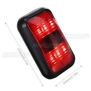 10PCS Feux de signalisation LED, diodes lumineuses, feux latéraux pour remorque, camion, bleu, vert, jaune, orange, blanc, rouge, 24V - Product Image 5