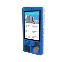 Kiosco de Pedidos de Autoservicio para Restaurantes, Pantalla Táctil, Intel Core I7, Lector de Códigos de Barras, Lector de Tarjetas, Impresora, Escáner, SDK, Sistema de Pago