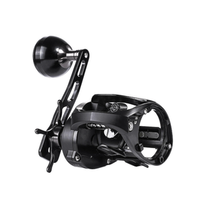 Máy câu cá kim loại kiểu Baitcasting hai phanh, màu đen, có thể tùy chỉnh, chống rối dây, có tiếng kêu Sao, dành cho câu cá năng động - Product Image 6