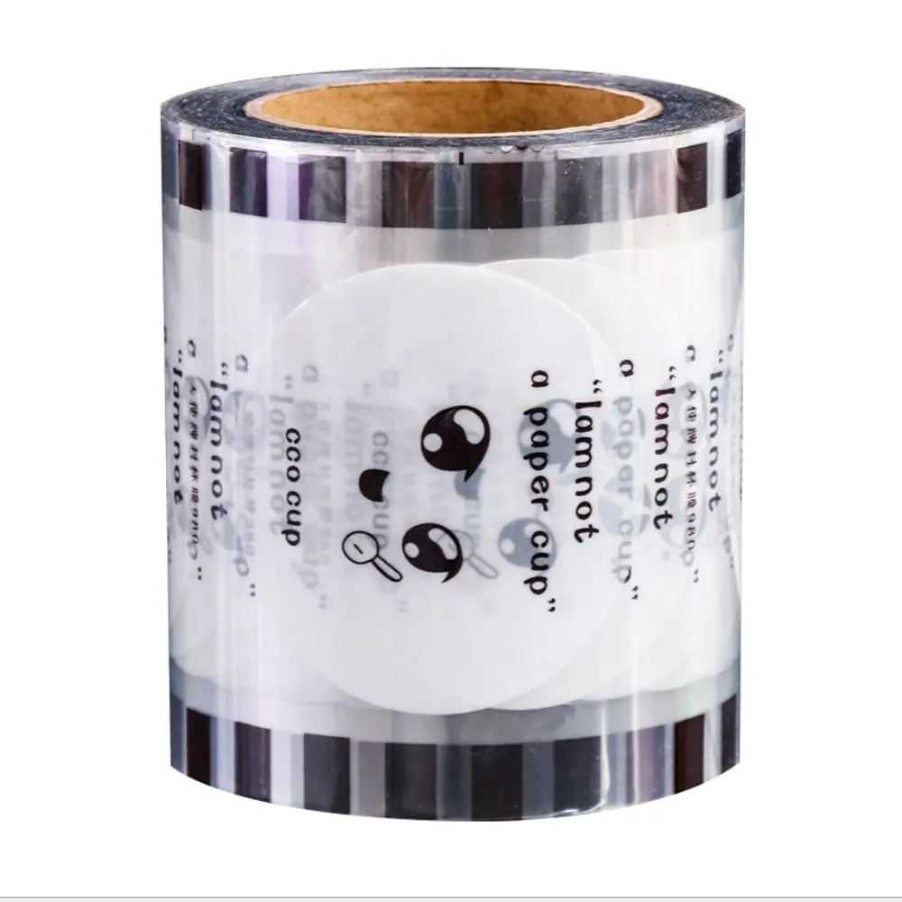 90mm e 95mm calibro PP PET tazza di carta usata Bubble tea bevande tazze pellicola sigillante personalizzata di alta qualità
