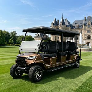 GRENTEK <b>Electric</b> Golf Cart 6 Seats Bronze Utility Vehicle for Golf Course and Off-Road Use& Non-Public Road Use - Product Image 2