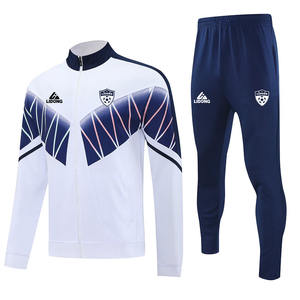 Chaquetas de manga larga de fútbol al aire libre con logotipo personalizado, chándales de fútbol, chaquetas de fútbol, chándal de entrenamiento de fútbol para hombre, kits de fútbol - Product Image 3