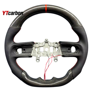 Ytcarbon พวงมาลัยคาร์บอนไฟเบอร์แท้สำหรับ B19 <span class=keywords><strong>SENTRA</strong></span> <span class=keywords><strong>Nismo</strong></span> jdm ชิ้นส่วนรถยนต์อุปกรณ์ตกแต่งภายในรถยนต์สไตล์การแข่ง - Product Image 3