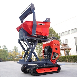 Free Shipping Mini <b>Dumper</b> Truck 500kg 800kg Crawler Dump Truck for Construction Farm Garden Orchard Building Work - Product Image 1