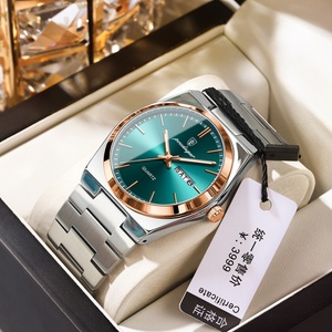 Reloj de Pulsera de Cuarzo Verde Barato para Hombre, de Buena Marca, con Esfera de 42 mm, Caja de Aleación de 20 mm y Correa de 20 mm, Venta al Por Mayor - Product Image 5