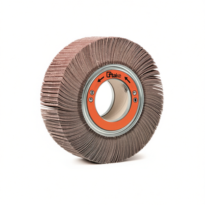 Disque à lamelles abrasif Ttake 165x30x54 mm avec trou pour le meulage et le polissage - Product Image 2
