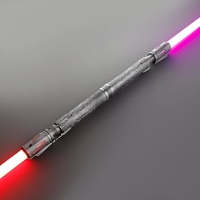 Nexussabers Satele Shan Led Pogo Pin Core Aluminium Alloy Polycarbonate Double Blade Lightsaber Smooth Swing Lock Blaster Sound