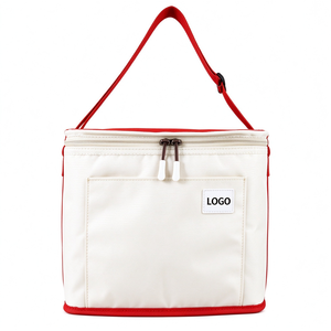 Custom Logo Insulated Waterproof Picnic Cooler <b>Bag</b> Japanese Style Polyester Fabric Cartoon Pattern Outdoor OEM Zipper Closure - Product Image 4