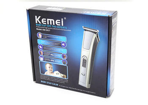 Máquina Cortapelos Eléctrica Recargable USB KM-5017 de Acero Inoxidable de Alta Potencia para Hombre y Bebé, Silenciosa y Segura - Product Image 6