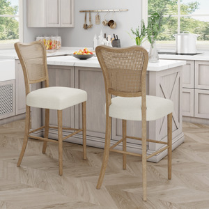 High Quality Contemporary Wooden Counter Height <b>Bar</b> <b>Stool</b> with Eco-Friendly Durable Design SET of <b>2</b> - Product Image 3