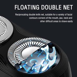 Recortadora de Barba Portátil Mini con Doble Cuchilla Afilada, Recargable por USB, Impermeable, Afeitadora Eléctrica Profesional para Hombres - Product Image 4