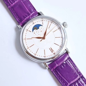 Montre-bracelet mécanique au design élégant et tendance, style simple et raffiné, fonction phase lunaire - Product Image 6