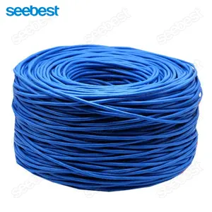 Seebest Free Sample Computer Cable UTP CAT5E/CAT6/CAT7 Bulk Ethernet Cat5 Cca 0.50 0.5mm Cat5e 4p Cat5e Cable 1000ft