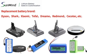 Batterie au lithium-ion rechargeable pour aspirateur robot 25,2 V 4000 mAh pour Dreame V11 V11SE V10PRO V12 V12PRO Noir - Product Image 4