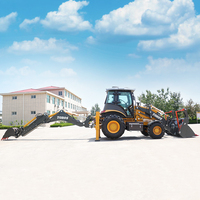 Loader Backhoe Mesin EPA Cina Pengiriman Cepat Diesel Roda Depan Mini Loader Berkualitas Tinggi Harga Murah Excavator Loader Backhoe