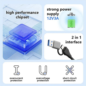 SYONG 10合1 USB-A Type-C 扩展坞，带10Gbps USB-A <span class=keywords><strong>3.2</strong></span>*7/ USB-C <span class=keywords><strong>3.2</strong></span>*<span class=keywords><strong>3</strong></span>，适用于笔记本电脑、平板电脑、手机，带电源端口 - Product Image 6