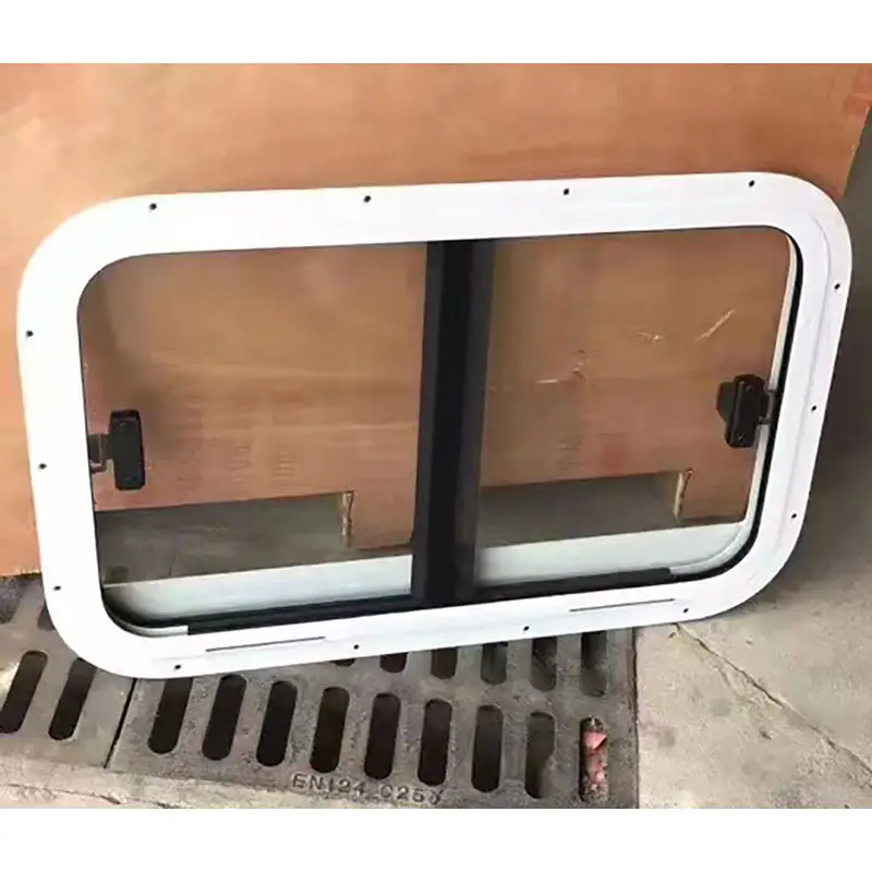 Reemplazo impermeable de techo solar de plástico, ventana de barcos duraderos, abertura de ojo de buey rectangular, cubiertas prácticas para yates marinos