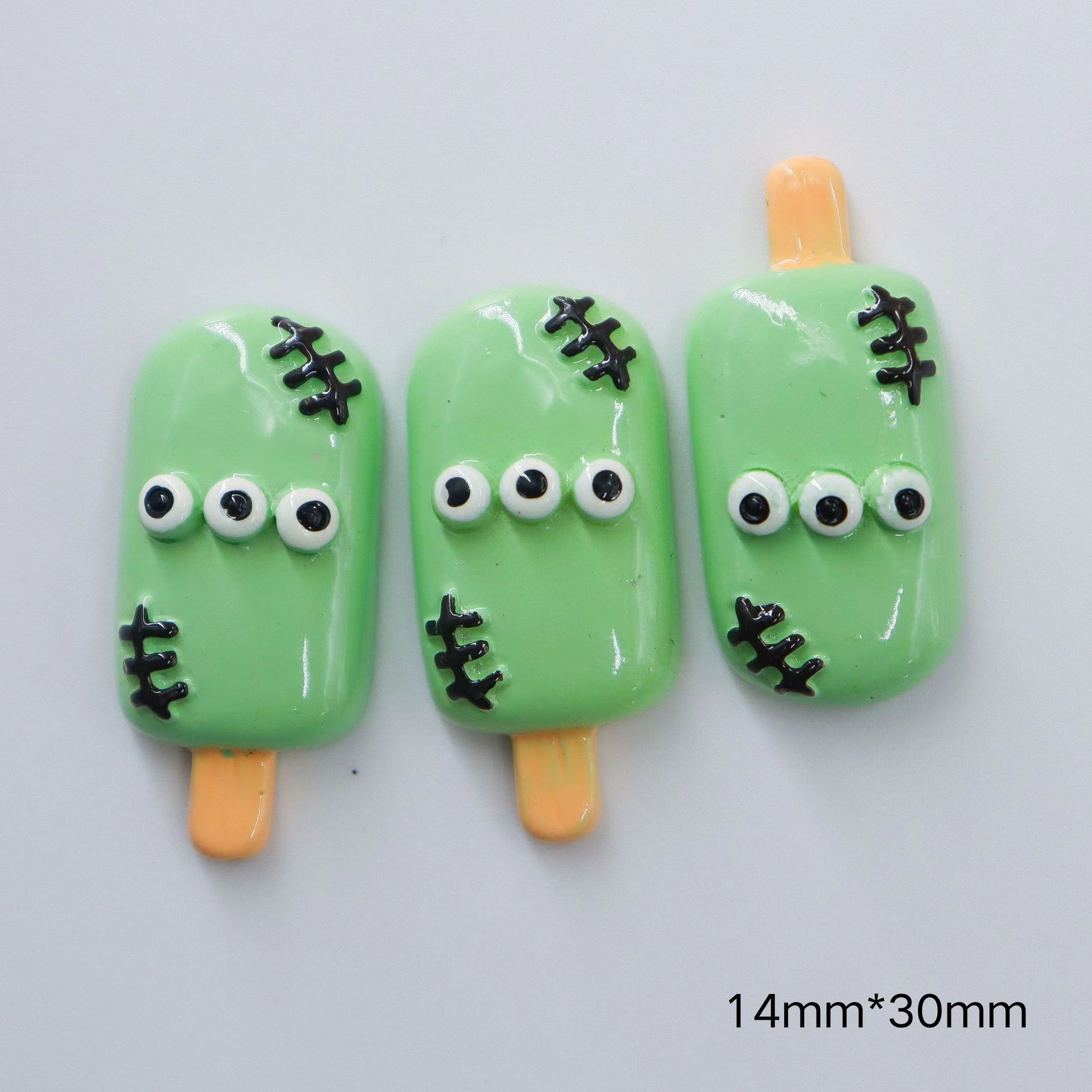 Halloween green popsicle