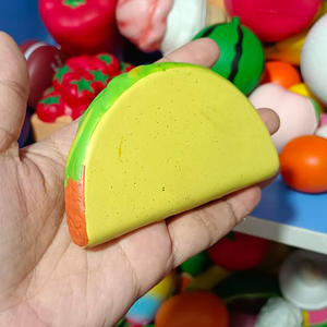 Juguete Antiestrés con Forma de Taco, Pelotas de Espuma de PU para Aliviar el Estrés, Simulación de Comida, Regalo para Restaurantes Mexicanos - Product Image 3