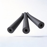 Aislamiento Térmico de Espuma Elastomérica para Tuberías, Tubo Flexible de Goma NBR para Sistemas de HVAC, Refrigeración y Plomería