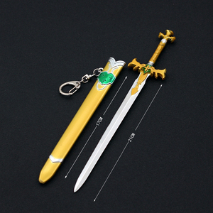 Épée jouet en alliage <span class=keywords><strong>de</strong></span> zinc, entièrement métallique, petite épée, <span class=keywords><strong>Sword</strong></span> <span class=keywords><strong>Art</strong></span> <span class=keywords><strong>Online</strong></span> Alicization Alice Synthesis Thirty Kanagi <span class=keywords><strong>Sword</strong></span>, 22 cm, 94 g, artisanat métallique - Product Image 3