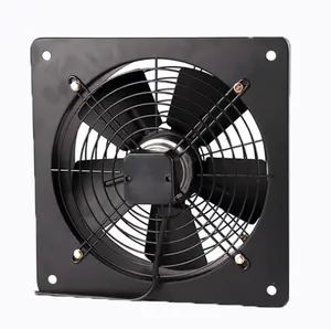 Ventilador axial de CA de 250MM con motor silencioso, bajo ruido con alto flujo de aire, ventilador de escape del sistema de ventilación y refrigeración