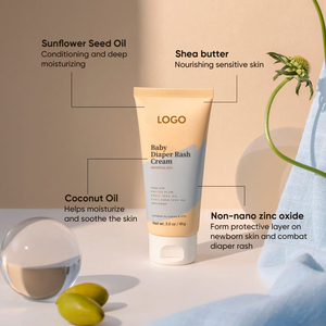 <span class=keywords><strong>Crema</strong></span> Lenitiva Ipoallergenica per Eruzioni da <span class=keywords><strong>Pannolino</strong></span> con Olio di Semi di Girasole Naturale e Burro di Karité, Prodotto OEM - Product Image 3