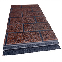 Panneaux sandwich décoratifs en aluminium gravé, isolés en PU, ignifuges et imperméables, certifiés 3D en relief, pour hôtels