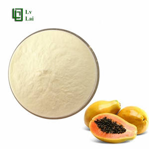 Kualitas tinggi alami organik larut air pabrik pasokan enzim pepaya CAS 9001-73-4 bubuk <span class=keywords><strong>Papain</strong></span> 50000U/g - Product Image 1