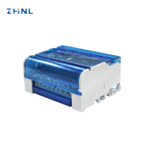Barre omnibus 4 phases Rail Din Blocs de jonction de distribution d'énergie Grand courant 411 Connecteur de borne électrique Boîte de jonction