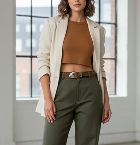 <span class=keywords><strong>Ceinture</strong></span> en cuir de vachette et <span class=keywords><strong>daim</strong></span> noir et marron vintage de haute qualité pour femmes, fine et ajustée, avec boucle, idéale pour les jeans et les robes - Product Image 1