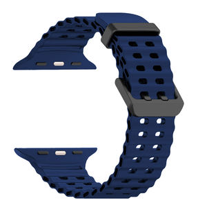 Cinturino sportivo Ocean per orologio appl e 49mm 45mm cinturino in Silicone per iWatch <span class=keywords><strong>ultra</strong></span> 8 7 6 5 4 3 2 1 SE - Product Image 1