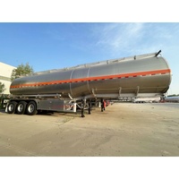 Nouvelle semi-remorque citerne à carburant/eau en alliage d'aluminium 6x4 pour le transport de liquides