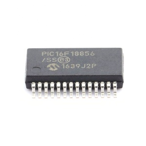 PIC16F BOM ใหม่ ไอซี MCU 8 บิต 28KB แฟลช 28SSOP ไมโครคอนโทรลเลอร์ PIC16F18856-I/SS - Product Image 1