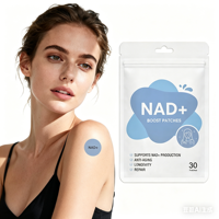 HODAF Patchs anti-âge NAD+ Patchs transdermiques NAD avec NMN et Resvératrol pour une peau éclatante et un teint terne