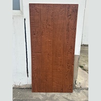 Tablero de Madera PU con Grano de Madera Real de Pera, Panel Decorativo Moderno para Pared Interior/Exterior, Gran Losa de Madera Marina